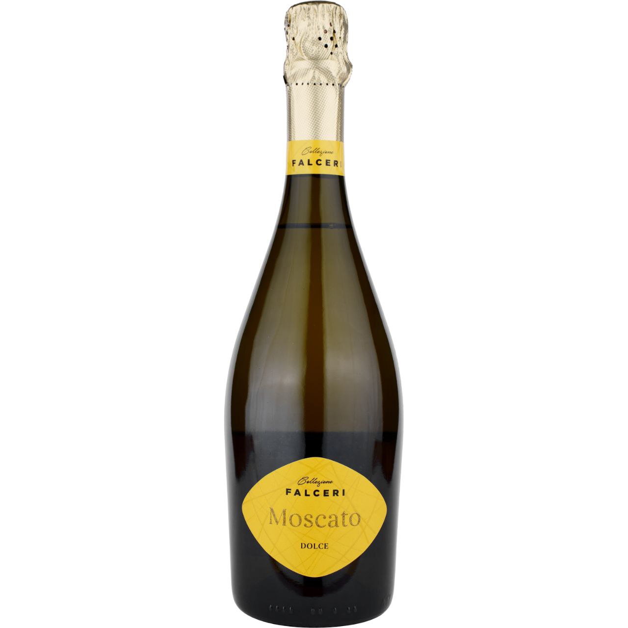 Вино ігристе Falceri Moscato Spumante Dolce DOC солодке біле 7% 0.75 л